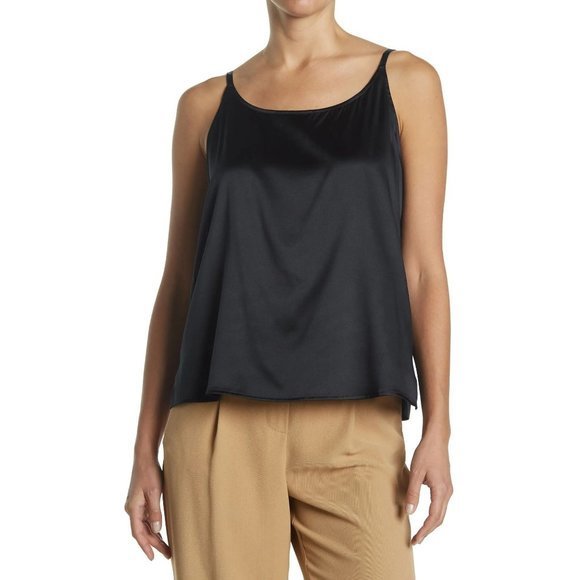 Eileen Fisher Tops - Eileen Fisher Petite Stretch Silk Charmeuse U-Neck Cami - Size PP